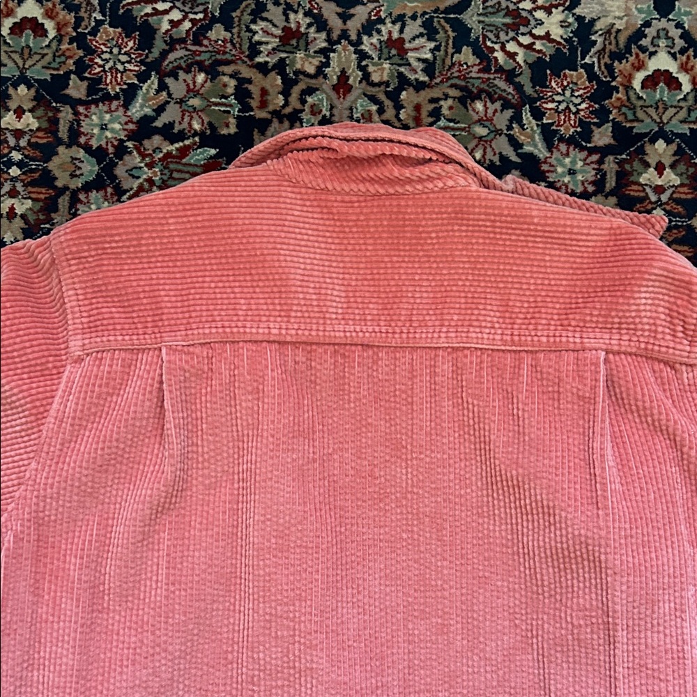 L.L. Bean Peachy Rose Corduroy Shirt - Picture 9 of 9